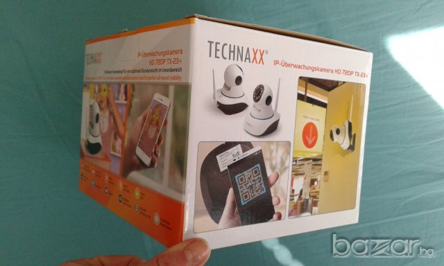Охранителна камера TECHNAXX IP 720P закрит (TX-23 +), 1,3MP - нови!, снимка 7 - Камери - 17746401