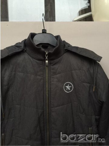 Дамско яке CONVERSE оригинал, size S, сиво с МЕТАЛНИ ОТБЛЯСЪЦИ, с надпис на гърба, с вата, НОВО, снимка 5 - Якета - 12955111