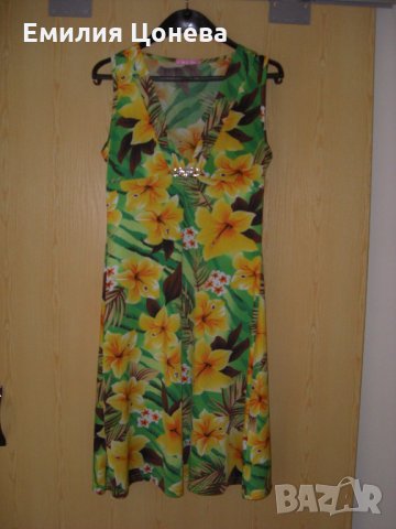 лятна рокля на цветя, снимка 3 - Рокли - 24779333