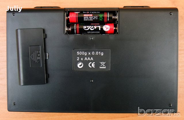 Електронна везна /0.01гр-500гр/- Notebook, снимка 2 - Везни - 9740553