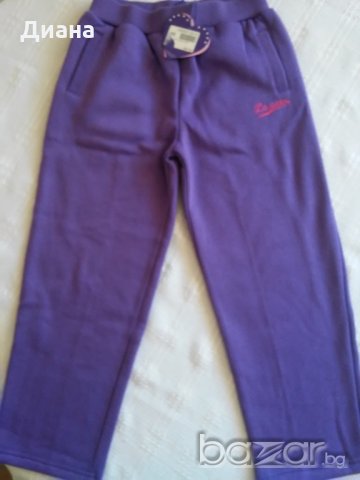 Ватирано спортно долнище за момиче - размер 5-6 години