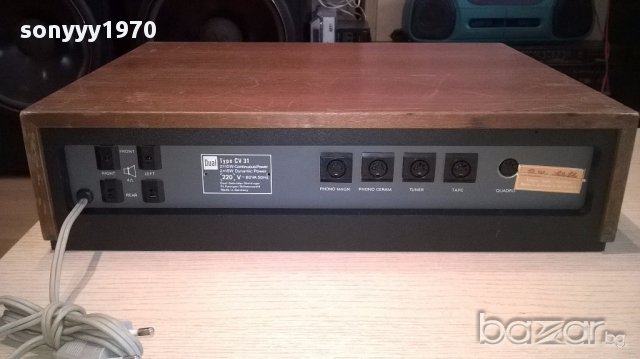 dual cv31 amplifier-made in germany-внос SWISS, снимка 7 - Ресийвъри, усилватели, смесителни пултове - 14244476