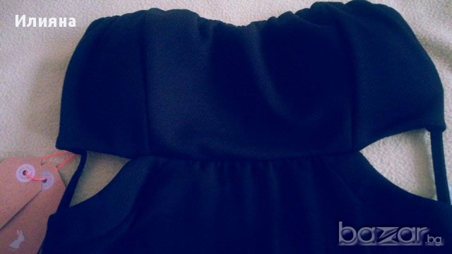 Черна рокля, снимка 2 - Рокли - 13877055