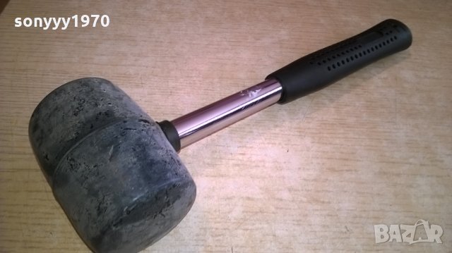 гумен чук с иноксова дръжка и гумен захват-30х8х6см, снимка 3 - Други инструменти - 24522682