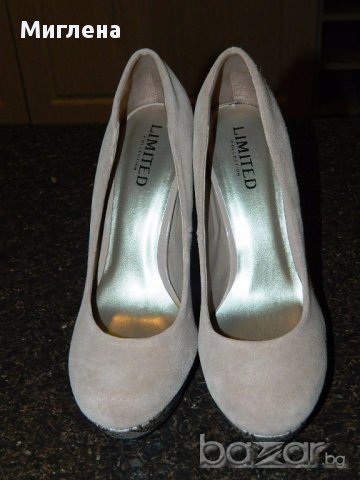 Официални дамски обувки от естествена кожа Limited Collection Marks&Spencer UK, снимка 3 - Дамски обувки на ток - 17195782