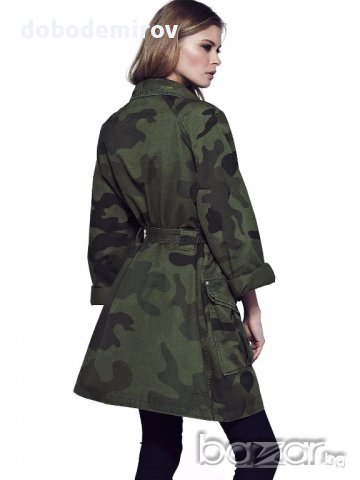 Ново дамско двулицево камо палто G Star BEACH ROVIC Camou Summer Coat оригинал, снимка 17 - Палта, манта - 13322964