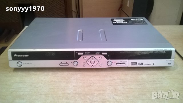 pioneer dvr-433h-s hdd & dvd recorder-внос швеицария, снимка 5 - Плейъри, домашно кино, прожектори - 23914241