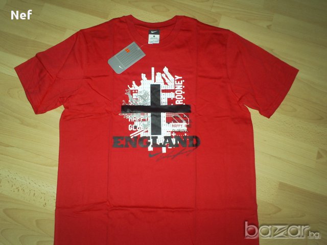  Тениска Nike England Rooney Soccer, оригинал , снимка 3 - Тениски - 10972838