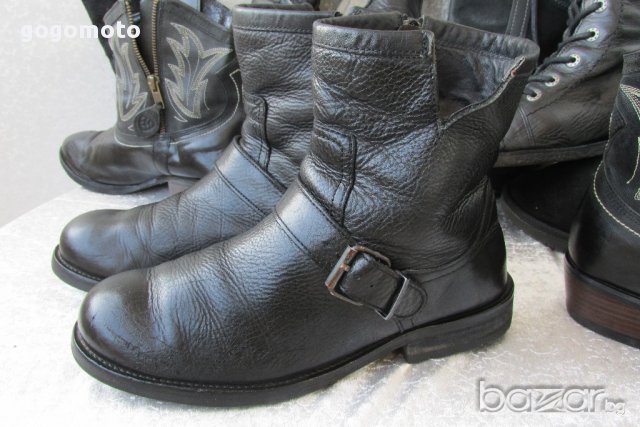 bili bi® original,N- 39, унисекс мото боти,байк боти, 100% естествена кожа,GOGOMOTO.BAZAR.BG®, снимка 4 - Дамски боти - 16891279