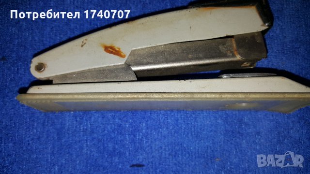 стар метален български телбод, снимка 2 - Ученически пособия, канцеларски материали - 24063054