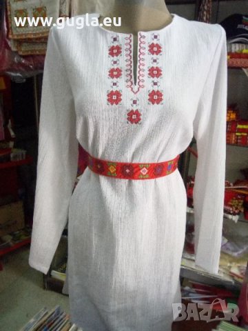 Българска дамска риза етно бродерия 