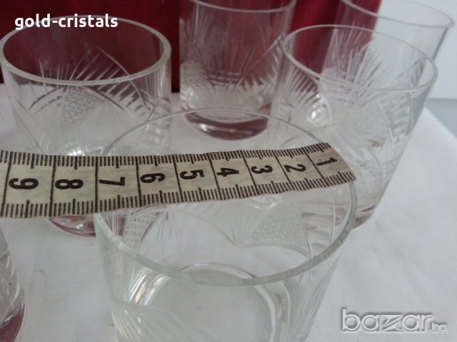  кристални чаши за уиски , снимка 6 - Сервизи - 20129381
