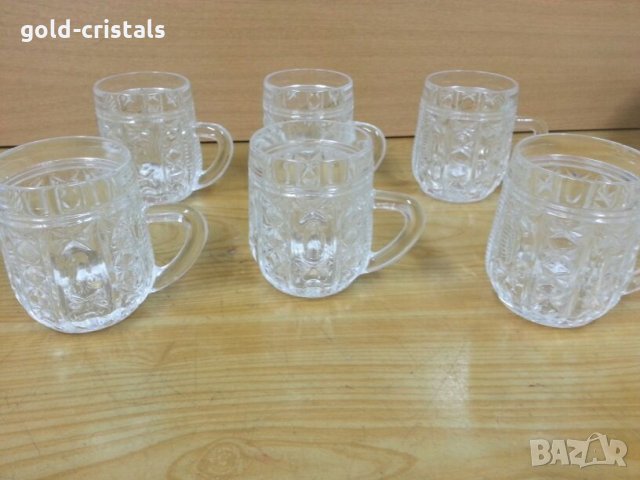 Кристални чаши стар руски кристал, снимка 1 - Антикварни и старинни предмети - 22342972