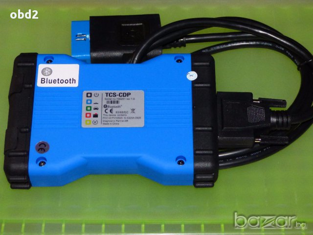 Най-новият модел TCS-CDP диагностика, Bluetooth, USB, OBD2, аналогична на Аутоком, Делфи, WOW Snoper, снимка 7 - Аксесоари и консумативи - 15010181