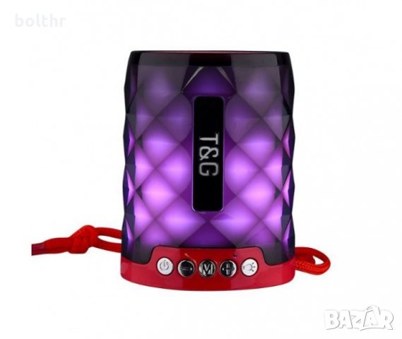 Преносима Bluetooth MP3 Колонка Music Box TG-155 с диско ефекти, снимка 1 - Слушалки и портативни колонки - 23055046
