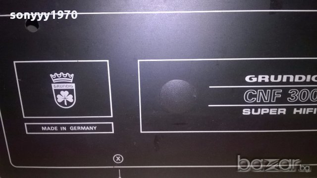 GRUNDIG CNF 300-SUPER HIFI-Ретро дек-внос швеицария, снимка 9 - Декове - 13523584