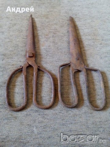 Старинна ножица,ножици, снимка 2 - Антикварни и старинни предмети - 18068685