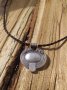 Уникално красиво Етно колие с голям медальон в цвят антично сребърно., снимка 1 - Колиета, медальони, синджири - 25564759