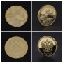 Златна монета-герба на Русия/Санкт Петербург-промоция