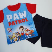 Летен комплект Paw Patrol - 92,104 и 110 см, снимка 1 - Детски комплекти - 21676257