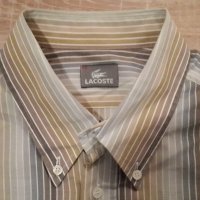 Прекрасни спортни мъжки ризи с дълъг ръкав LACOSTE и G-STAR - размер XL /42/, снимка 6 - Ризи - 20259948
