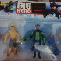 Героичната шесторка big hero 4 бр пластмасови фигурки играчки за игра и украса на торта, снимка 1 - Фигурки - 25897863