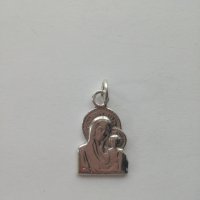 Сребърна БОГОРОДИЦА  - 925 сребро, снимка 1 - Колиета, медальони, синджири - 26033897