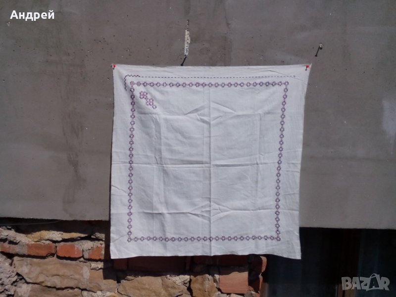 Стара бродирана покривка #23, снимка 1