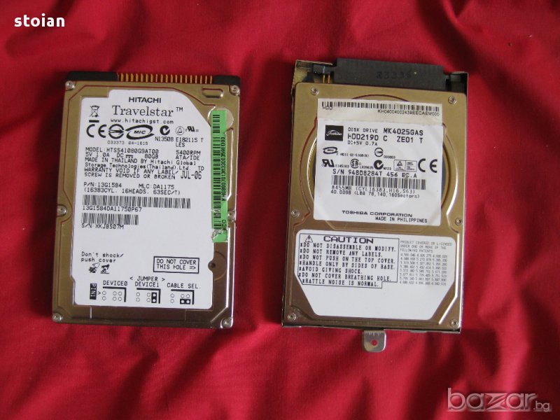 40гб 80гб HDD SATA промоция, снимка 1