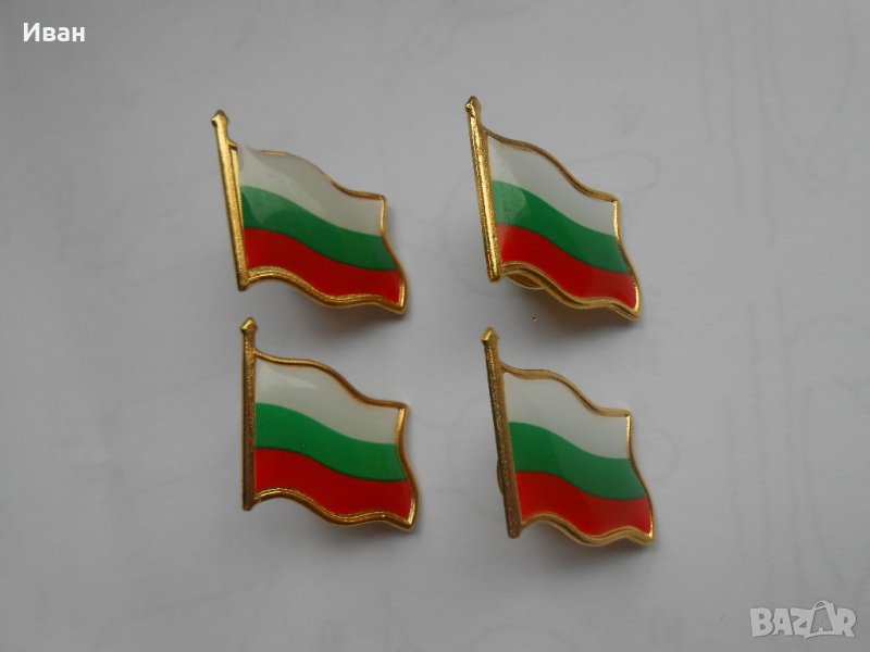 Знаме,трикольор,трибагреник за ревер на дреха /сако,палто,униформа,камуфлаж/, снимка 1