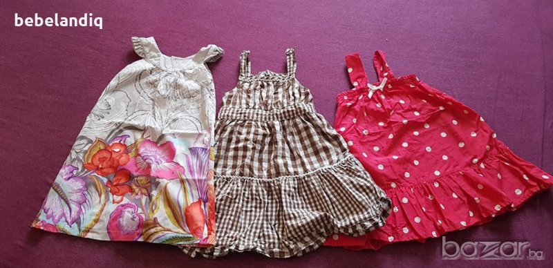 Лети рокли и нови къси панталонки, 98-104, снимка 1