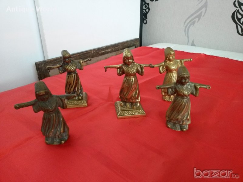 Стари Масивни Бронзови Статуетки ,Фигура, снимка 1