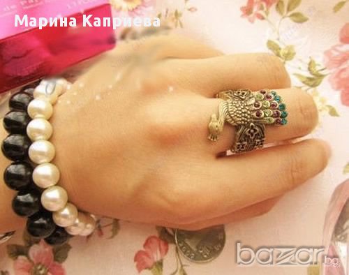 Пръстен "Паун" /А-26/, снимка 1