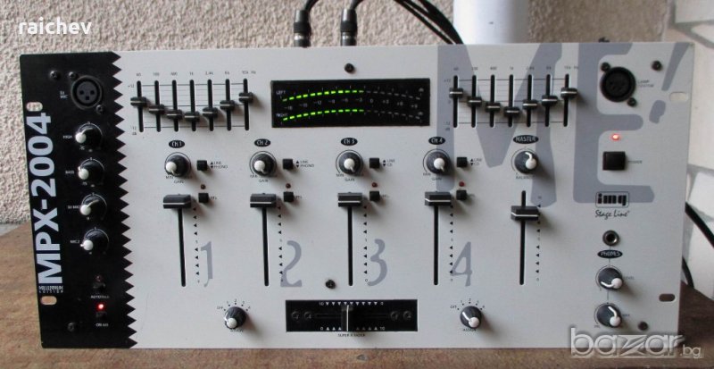 ★ █▬█ █ ▀█▀ ★ MONACOR/STAGE LINE – MPX-2004 – Качествен 4 + 2 канален миксер., снимка 1