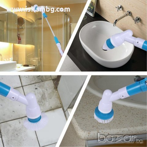 Eлектрическа четка за баня Spin Scrubber - КОД 1796, снимка 3 - Други - 21110467