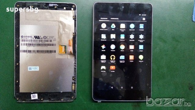 ASUS Google Nexus 7 1st GEN 3G версия 2012 ME370TG Дисплей+тъч+рамка оригинален, снимка 2 - Таблети - 19661137