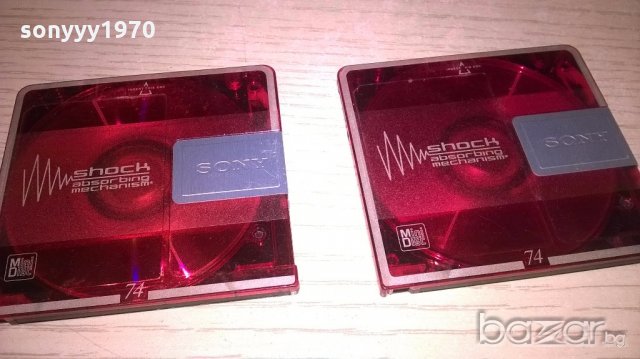 sony mini disc-2бр-внос швеицария