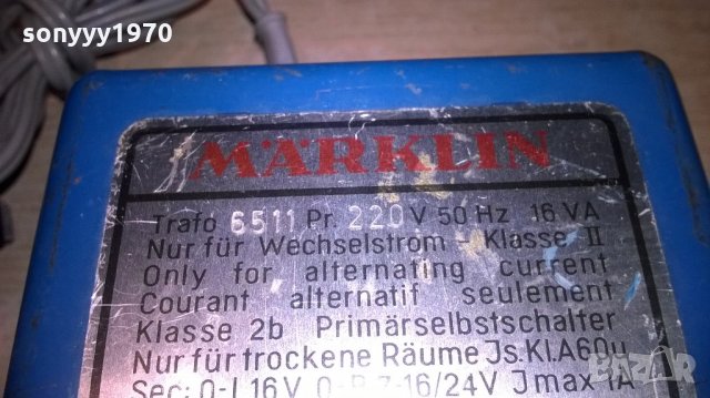 ПОРЪЧАНО-marklin-trafo 6511-made in western germany, снимка 13 - Други - 22058053