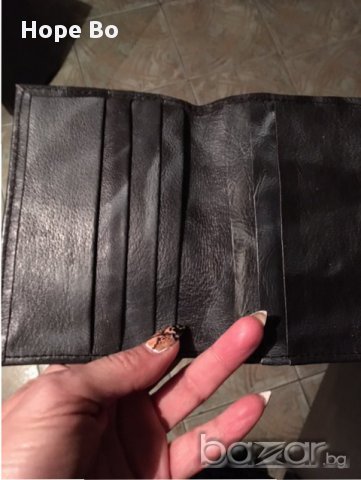 Ест. кожа с капси+подарък портфейл-Милано, снимка 4 - Чанти - 14522936