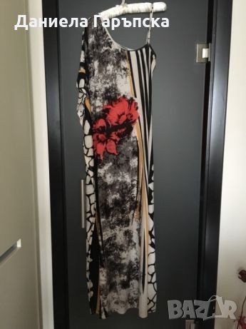 НОВА Дълга лятна рокля с цветни мотиви , снимка 2 - Рокли - 21546547