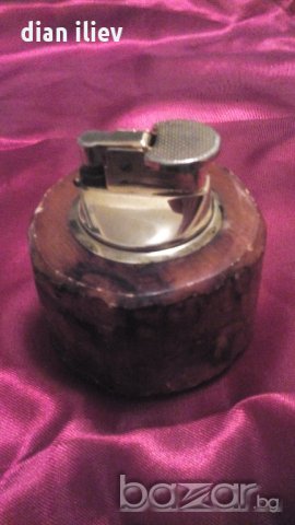 стара настолна газова запалка, снимка 3 - Антикварни и старинни предмети - 9523679