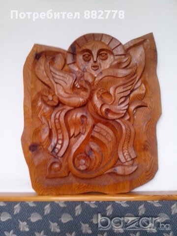 Дърворезба-пано-дървено-ръчна изработка