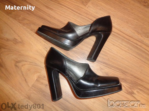 Интересен модел елегантни обувки 38 номер, снимка 1 - Дамски обувки на ток - 11664871