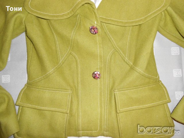 Бутиково сако в зелен цвят , снимка 5 - Сака - 20311405