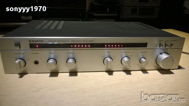 sanyo dca-3510-stereo amplifier-made in spain-внос швеицария, снимка 11 - Ресийвъри, усилватели, смесителни пултове - 10353212