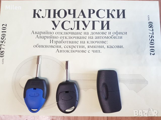 Ключ Кутийка Ford, снимка 2 - Аксесоари и консумативи - 21024184