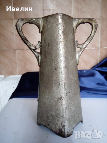 стара посребрена ваза сецесион, снимка 3 - Антикварни и старинни предмети - 21701546