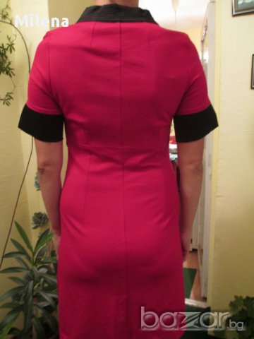 червена рокля от трико, снимка 2 - Рокли - 12899639