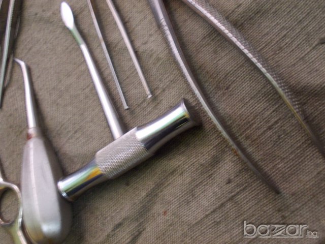 зъболекарски инструменти - 8 бр , снимка 4 - Антикварни и старинни предмети - 13833980