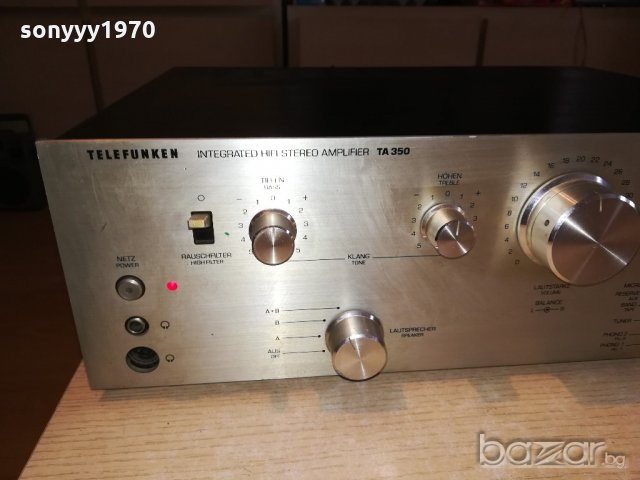 telefunken ta350 hifi amplifier-за ремонт-внос швеицария, снимка 7 - Ресийвъри, усилватели, смесителни пултове - 21305324